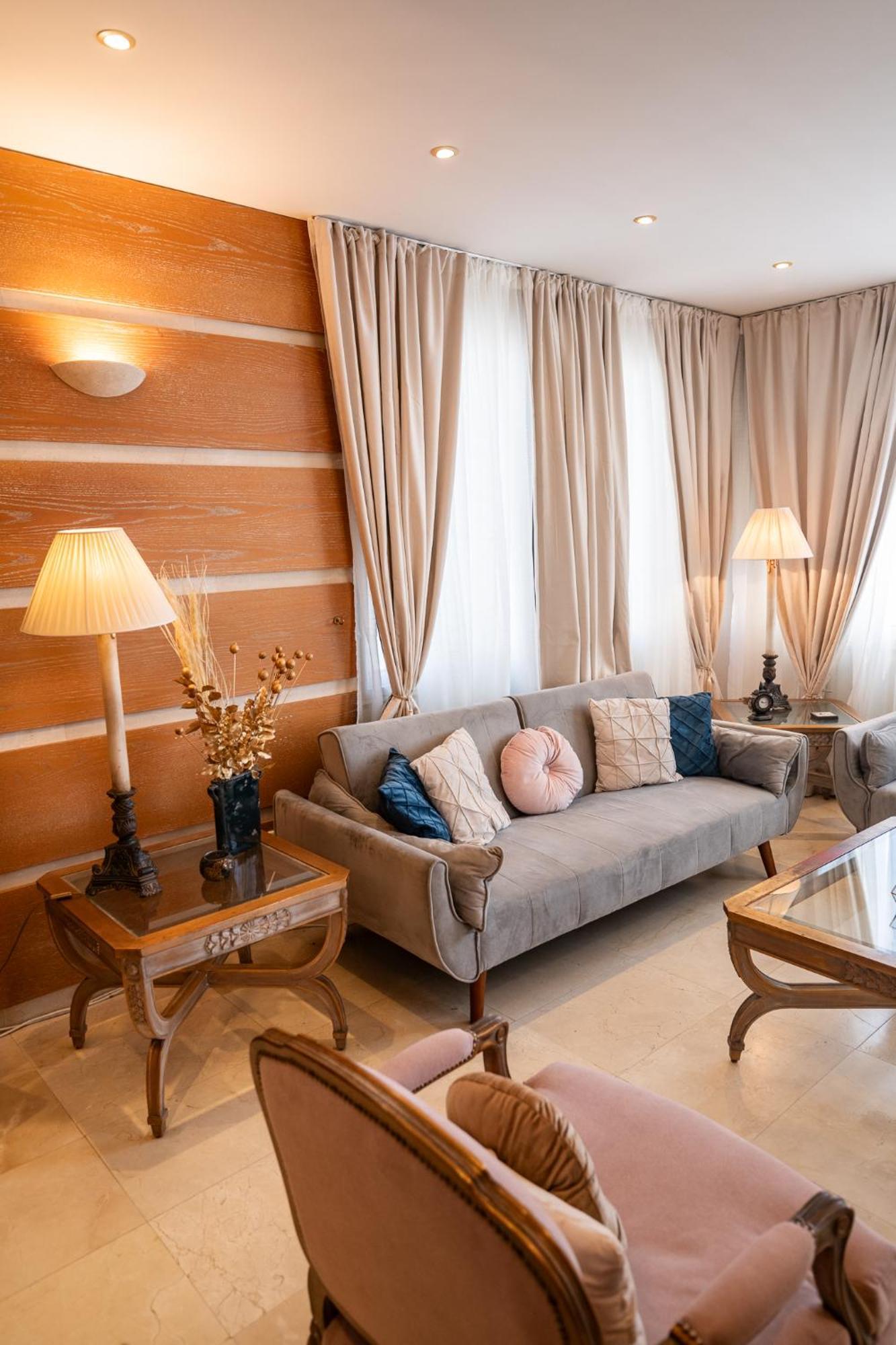 Quattro Beachfront Sea View Ap 4 لارنكا المظهر الخارجي الصورة