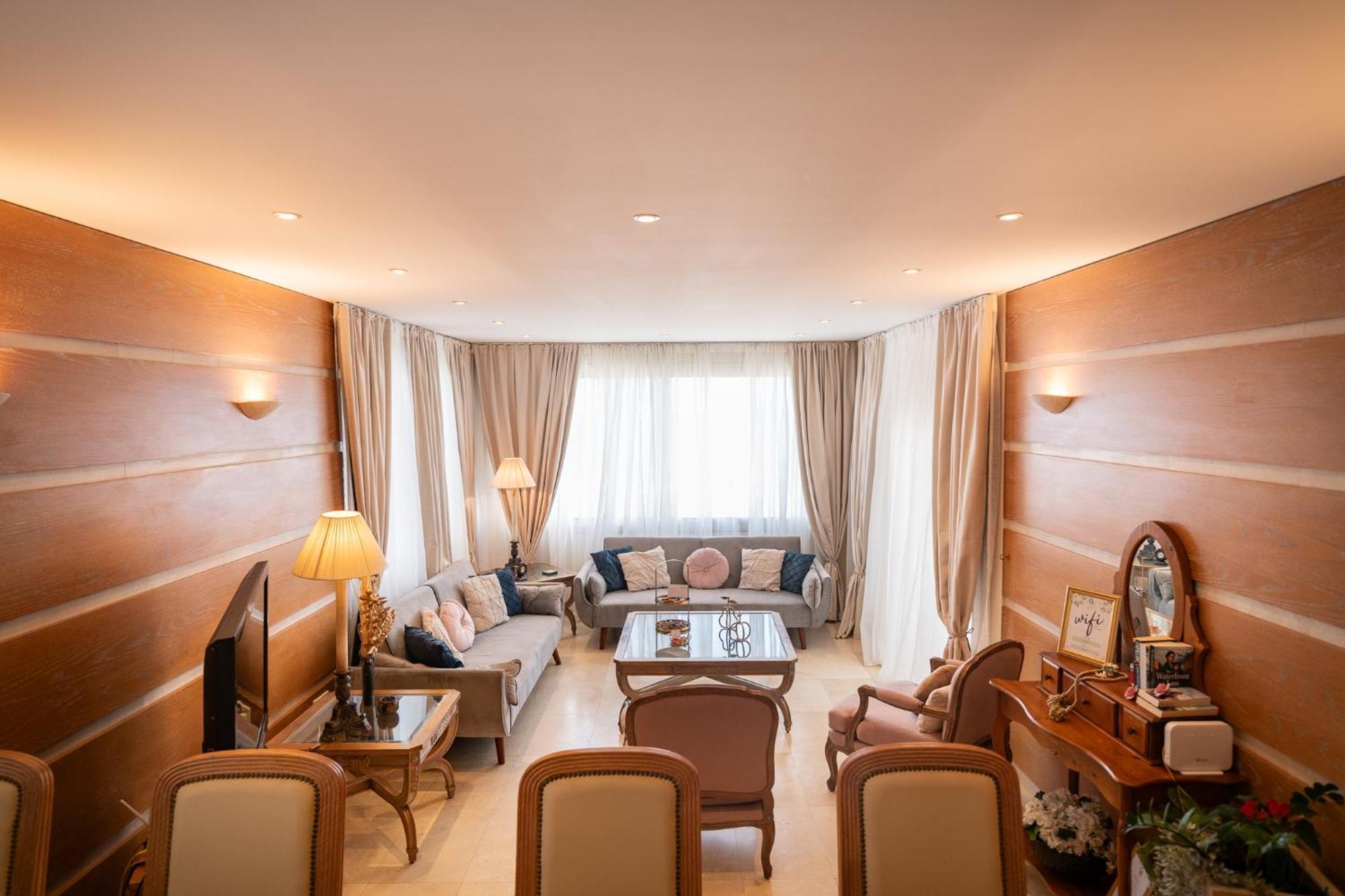 Quattro Beachfront Sea View Ap 4 لارنكا المظهر الخارجي الصورة